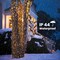 Christmas Lights Warm White, 75 Ft 200 LED Christmas String Lights Connectable, 8 Modes, Timer, Waterproof Fairy Twinkle Lights for Christmas Party, Garden, Patio, Home, Holiday, Xmas Tree Decorations